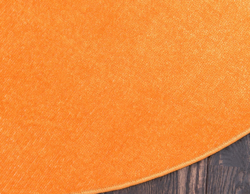Soho Elegance Collection Area Rug - Chelsea (Salmon) Round Salmon  lifestyle 37