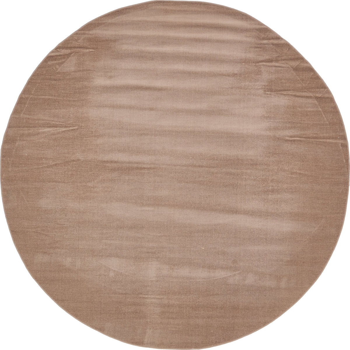 Soho Elegance Collection Area Rug - Chelsea (Light Brown) Round Light Brown  lifestyle 12