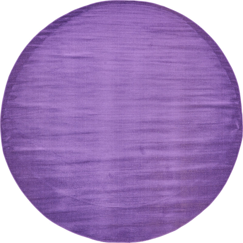 Soho Elegance Collection Area Rug - Chelsea (Violet) Round Violet  lifestyle 12