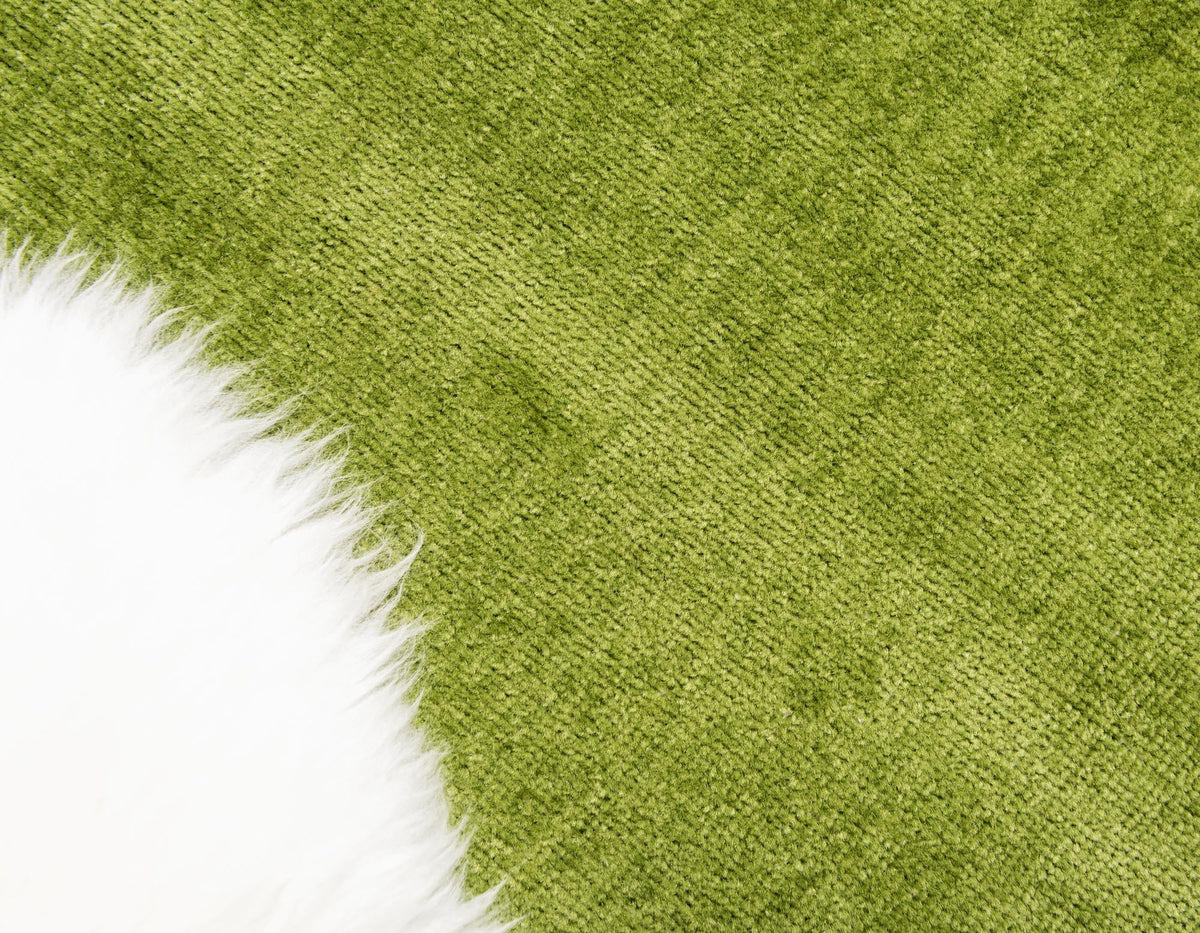 Soho Elegance Collection Area Rug - Chelsea (Green) Rectangle Green  lifestyle 6