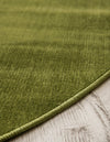 Soho Elegance Collection Area Rug - Chelsea (Green) Round Green  lifestyle 30