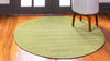 Soho Elegance Collection Area Rug - Chelsea (Green) Round Green  lifestyle 16