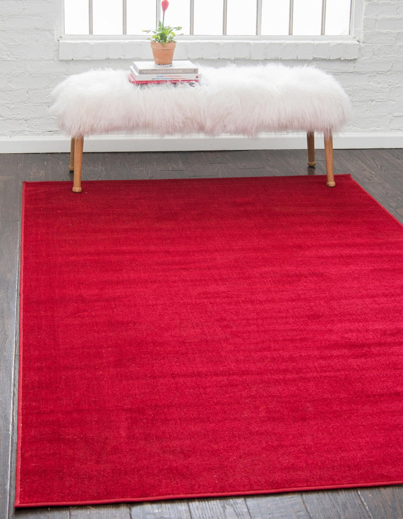 Soho Elegance Collection Area Rug - Chelsea (Burgundy) Rectangle Burgundy  lifestyle 2