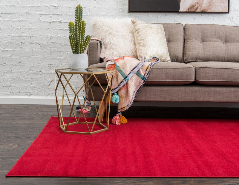 Soho Elegance Collection Area Rug - Chelsea (Burgundy) Rectangle Burgundy  lifestyle 4