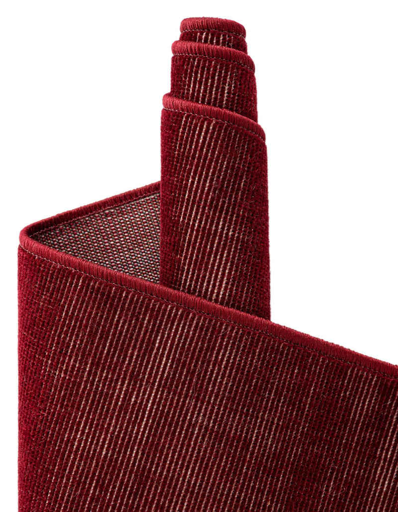 Soho Elegance Collection Area Rug - Chelsea (Burgundy) Rectangle Burgundy  lifestyle 17