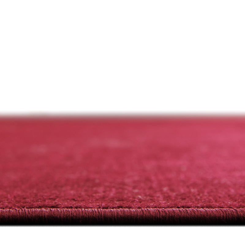 Soho Elegance Collection Area Rug - Chelsea (Burgundy) Round Burgundy  lifestyle 19