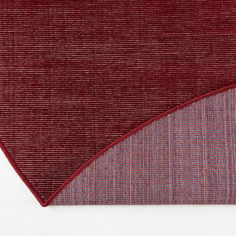 Soho Elegance Collection Area Rug - Chelsea (Burgundy) Round Burgundy  lifestyle 24