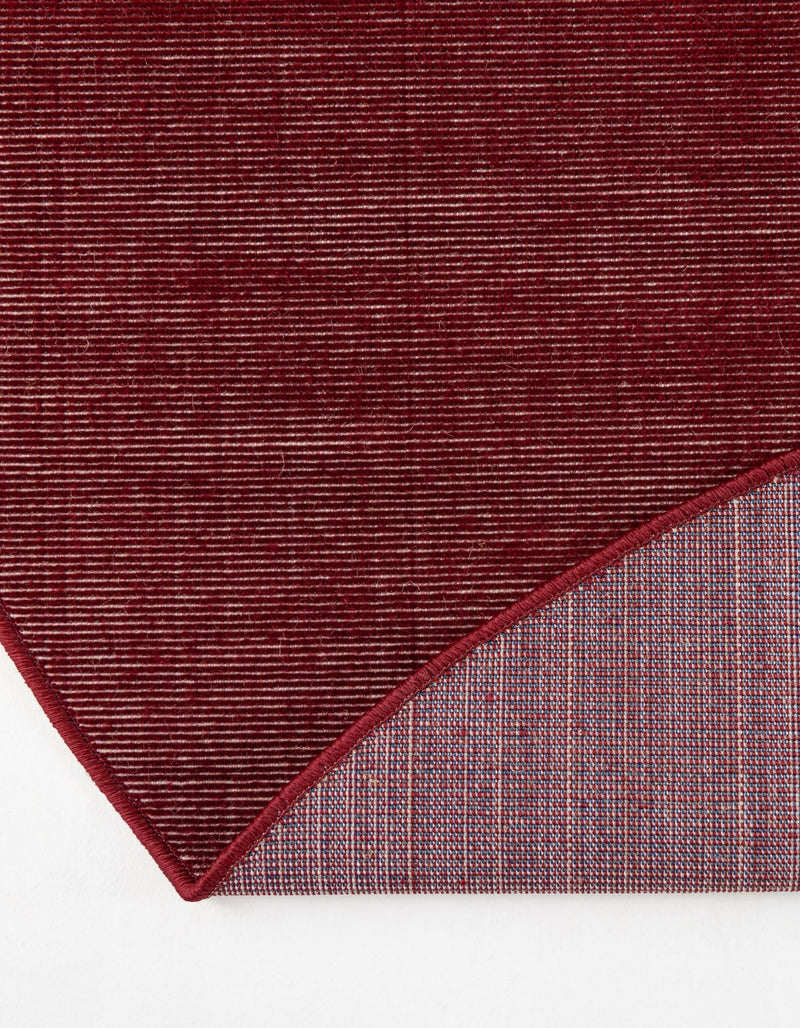 Soho Elegance Collection Area Rug - Chelsea (Burgundy) Round Burgundy  lifestyle 36