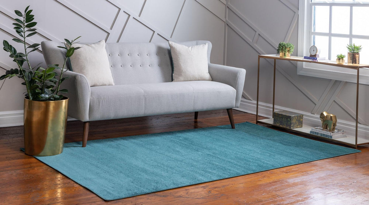 Soho Elegance Collection Area Rug - Chelsea (Turquoise) Rectangle Turquoise  lifestyle 3
