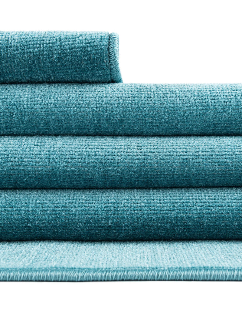 Soho Elegance Collection Area Rug - Chelsea (Turquoise) Rectangle Turquoise  lifestyle 14