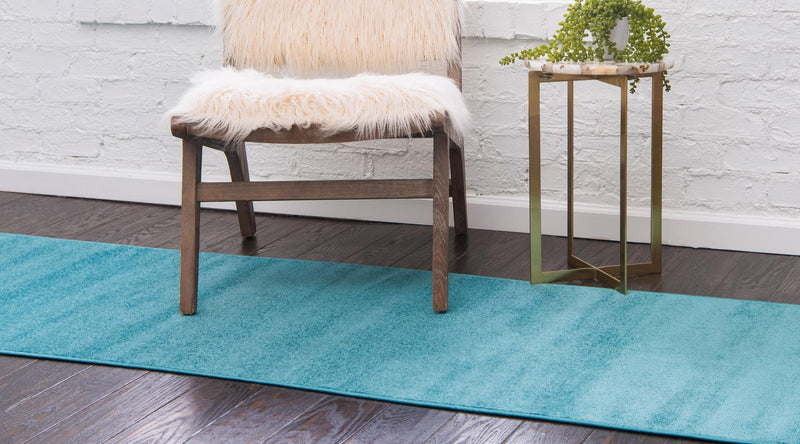 Soho Elegance Collection Area Rug - Chelsea (Turquoise) Runner Turquoise  lifestyle 15