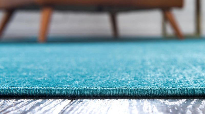 Soho Elegance Collection Area Rug - Chelsea (Turquoise) Round Turquoise  lifestyle 33