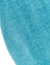 Soho Elegance Collection Area Rug - Chelsea (Turquoise) Round Turquoise  lifestyle 36
