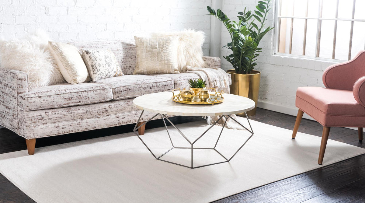 Soho Elegance Collection Area Rug - Chelsea (Beige) Rectangle Beige  lifestyle 3