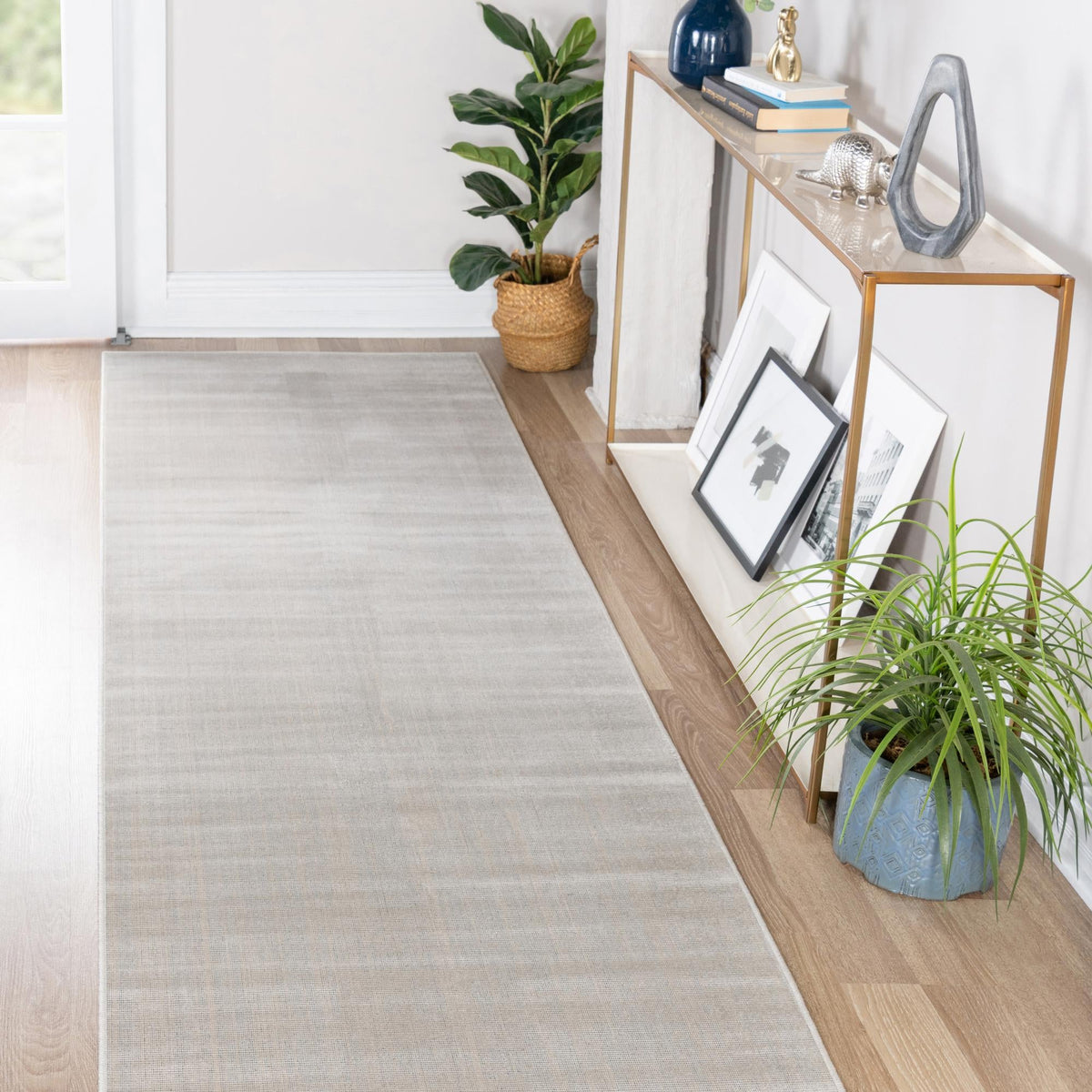Soho Elegance Collection Area Rug - Chelsea (Beige) Runner Beige  lifestyle 43