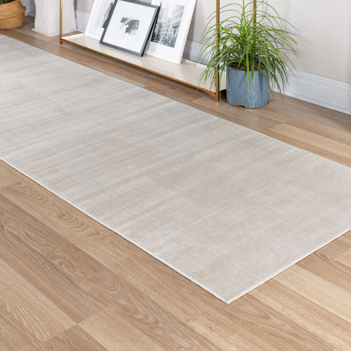 Soho Elegance Collection Area Rug - Chelsea (Beige) Runner Beige  lifestyle 44