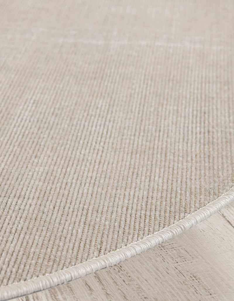 Soho Elegance Collection Area Rug - Chelsea (Beige) Round Beige  lifestyle 26