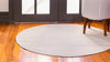 Soho Elegance Collection Area Rug - Chelsea (Beige) Round Beige  lifestyle 20