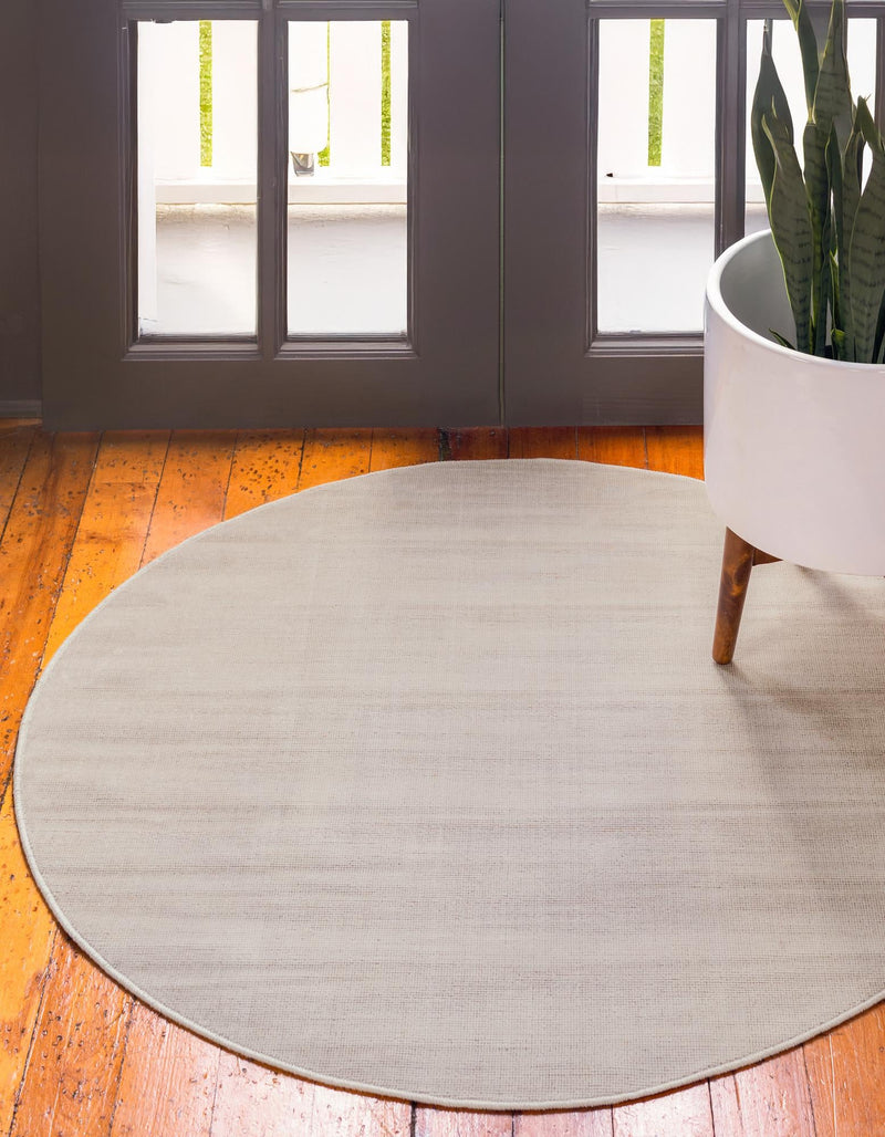 Soho Elegance Collection Area Rug - Chelsea (Beige) Round Beige  lifestyle 28