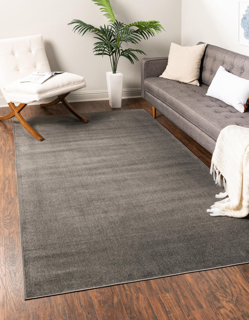 Soho Elegance Collection Area Rug - Chelsea (Gray) Rectangle Gray  lifestyle 2