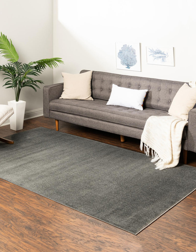 Soho Elegance Collection Area Rug - Chelsea (Gray) Rectangle Gray  lifestyle 4