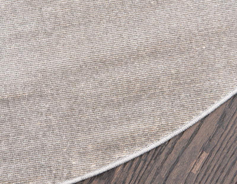 Soho Elegance Collection Area Rug - Chelsea (Gray) Round Gray  lifestyle 19