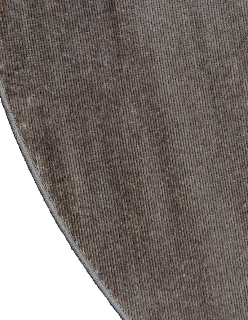 Soho Elegance Collection Area Rug - Chelsea (Gray) Round Gray  lifestyle 28