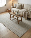 Woven Seaside Jute Collection Area Rug - Savannah (Gray) Rectangle Gray  lifestyle 16
