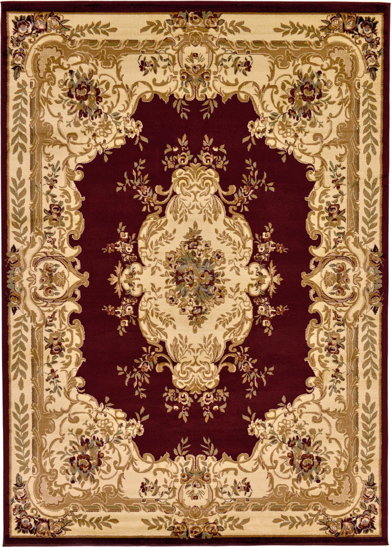 Versailles Elegance Collection Area Rug -  Vincennes Rectangle Red  lifestyle 4