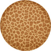 Savannah Sojourn Collection Area Rug -  Etosha Round Yellow  lifestyle 6
