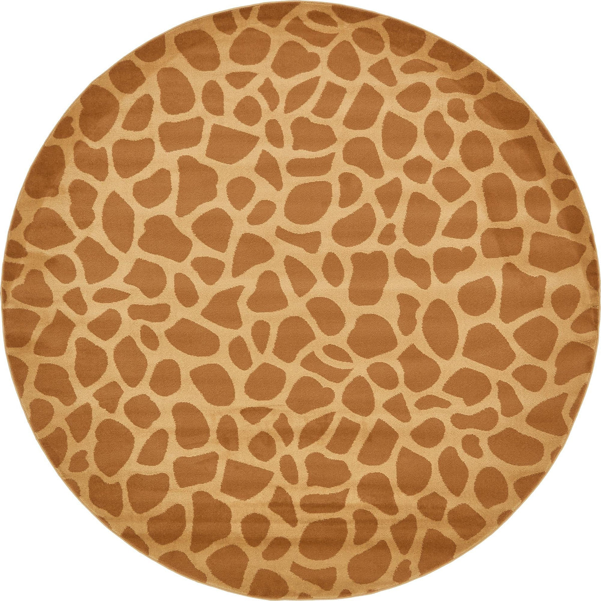 Savannah Sojourn Collection Area Rug -  Etosha Round Yellow  lifestyle 6