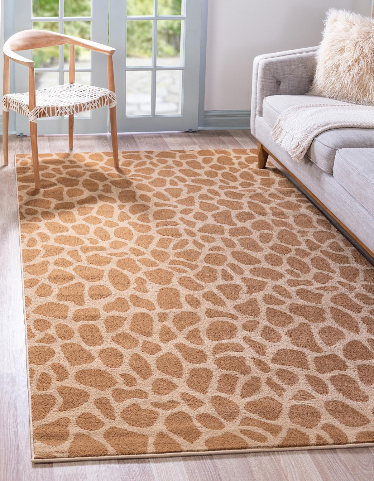 Savannah Sojourn Collection Area Rug -  Etosha Rectangle Yellow  lifestyle 2