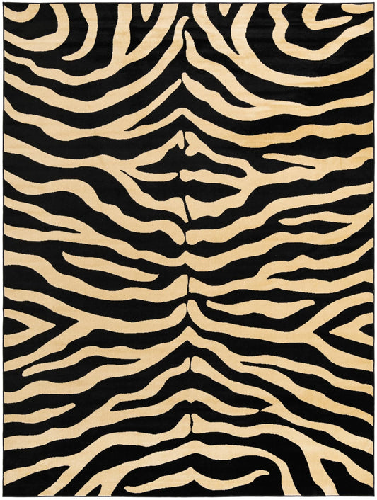 Savannah Sojourn Collection Area Rug -  Kilimanjaro Rectangle Black  lifestyle 3