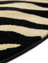 Savannah Sojourn Collection Area Rug -  Kilimanjaro Round Black  lifestyle 53
