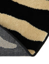 Savannah Sojourn Collection Area Rug -  Kilimanjaro Round Black  lifestyle 57