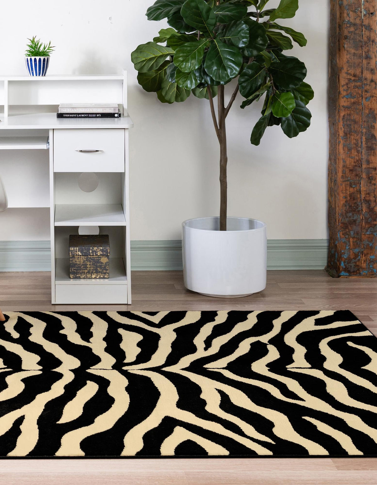 Savannah Sojourn Collection Area Rug -  Kilimanjaro Rectangle Black  lifestyle 34