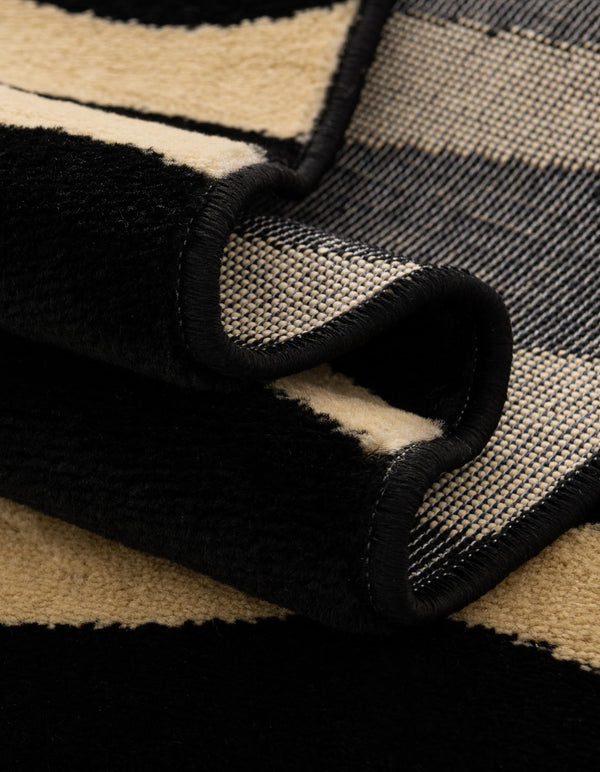 Savannah Sojourn Collection Area Rug -  Kilimanjaro Rectangle Black  lifestyle 23