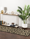 Savannah Sojourn Collection Area Rug -  Kilimanjaro Runner Black  lifestyle 45