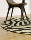 Savannah Sojourn Collection Area Rug -  Kilimanjaro Round Cream  lifestyle 52