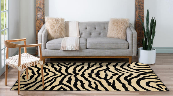 Savannah Sojourn Collection Area Rug -  Kilimanjaro Rectangle Cream  lifestyle 7