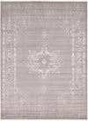 Rustic Charm Revival Collection Area Rug -  Countryside Rectangle Light Gray Main
