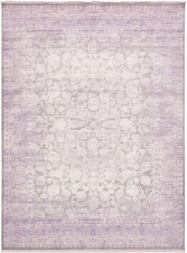 Rustic Charm Revival Collection Area Rug -  Pastoral Rectangle Lilac  lifestyle 3