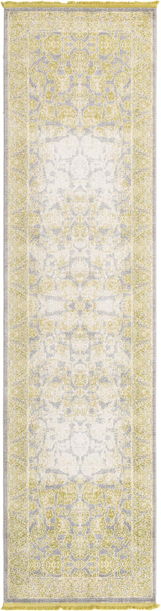 Rustic Charm Revival Collection Area Rug -  Pastoral Runner Light Green  lifestyle 43