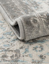 Rustic Charm Revival Collection Area Rug -  Meadowland Rectangle Light Blue  lifestyle 6