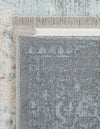 Rustic Charm Revival Collection Area Rug -  Meadowland Rectangle Light Blue  lifestyle 9