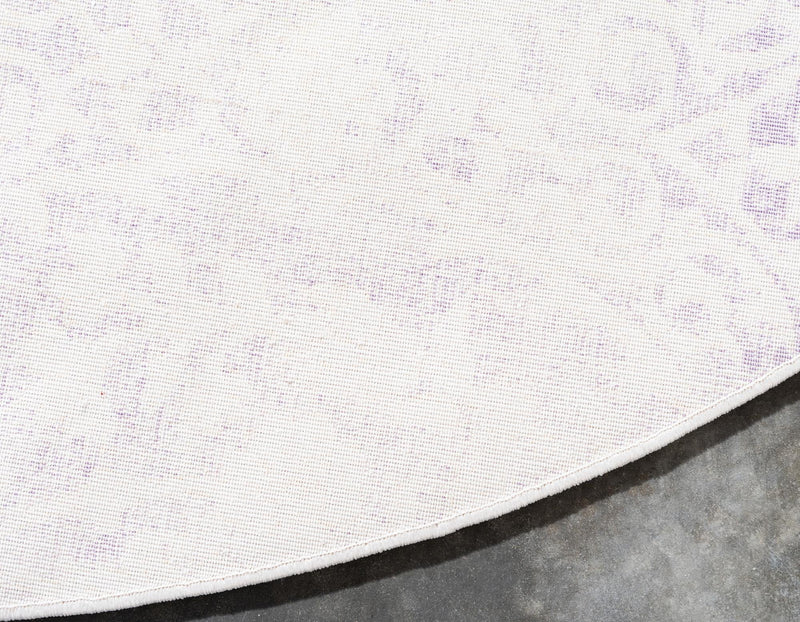 Rustic Charm Revival Collection Area Rug -  Barnwood Round Purple  lifestyle 58
