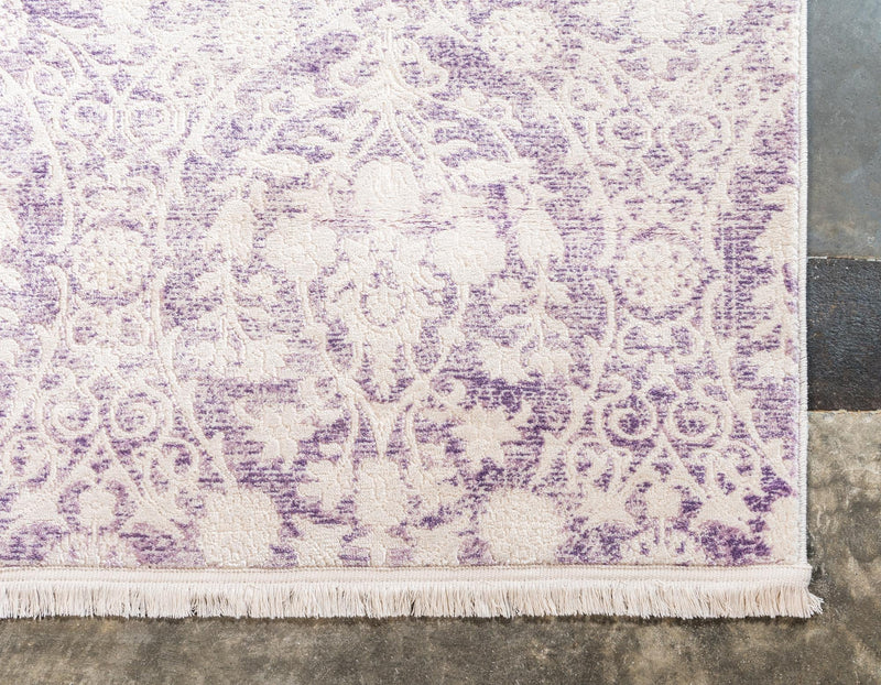 Rustic Charm Revival Collection Area Rug -  Barnwood Runner Purple  lifestyle 54