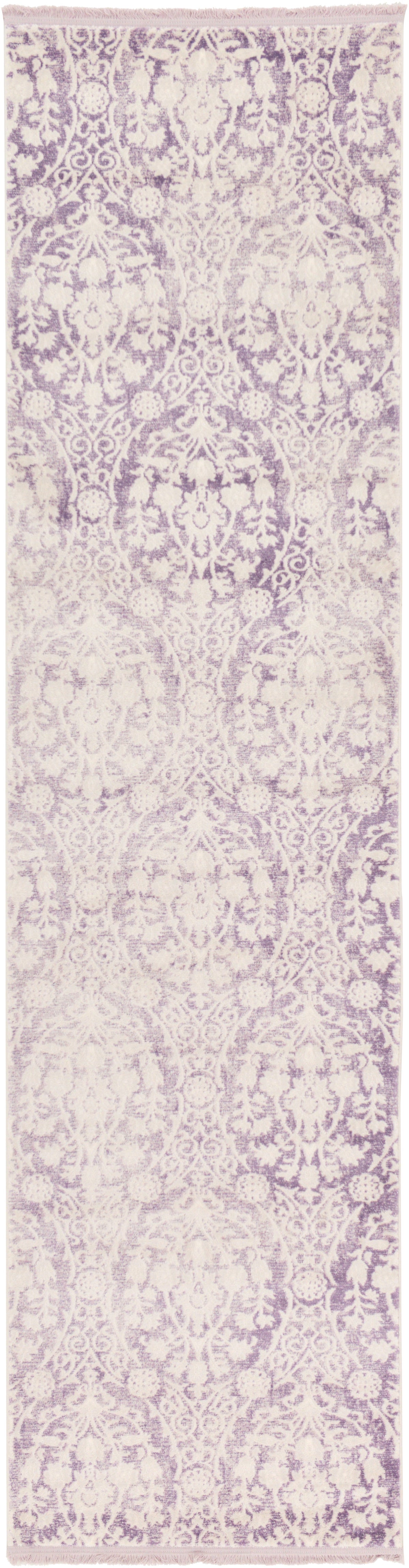 Rustic Charm Revival Collection Area Rug -  Barnwood Runner Purple  lifestyle 30