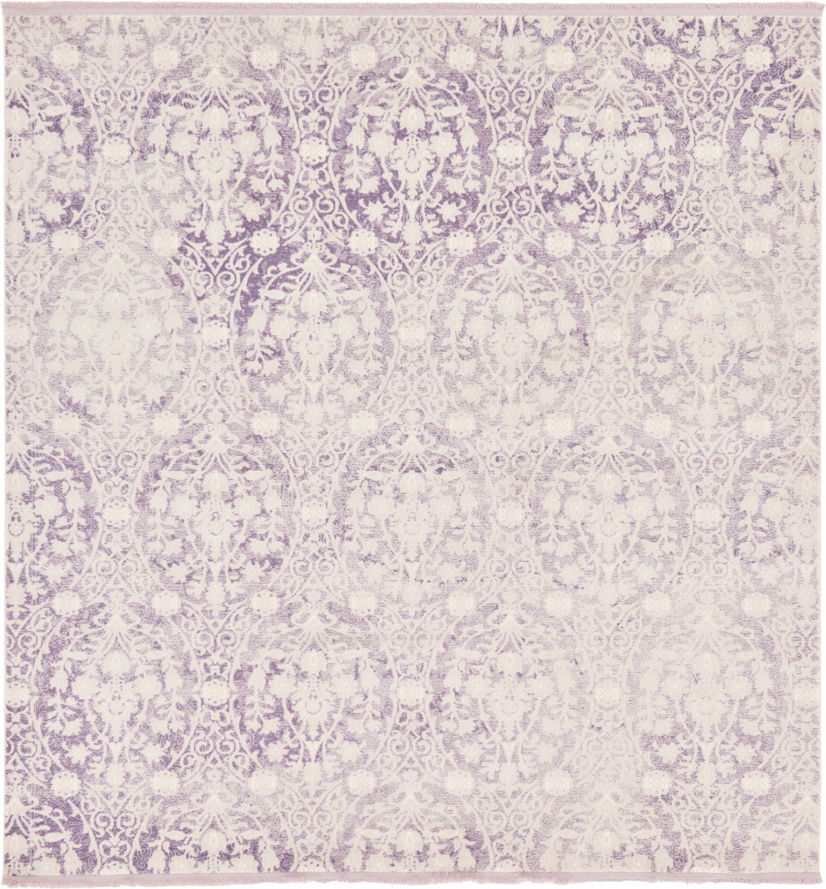 Rustic Charm Revival Collection Area Rug -  Barnwood Square Purple  lifestyle 25
