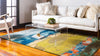 Marrakesh Elegance Collection Area Rug -  Nomad Rectangular Blue  lifestyle 17
